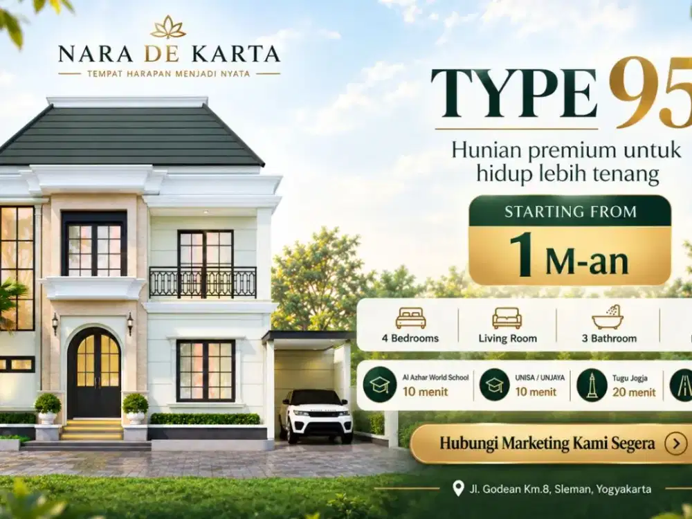 PERUM ADA MESJID DI JOGJA DEKAT AL AZHAR JOGJA