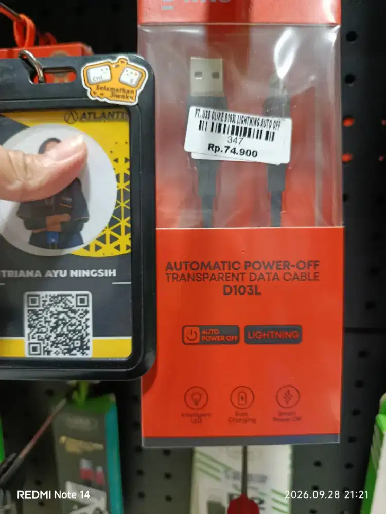 PT USB OLIKE D103L LIGHTNING AUTO OFF | ATLANTIS DAHSYAT