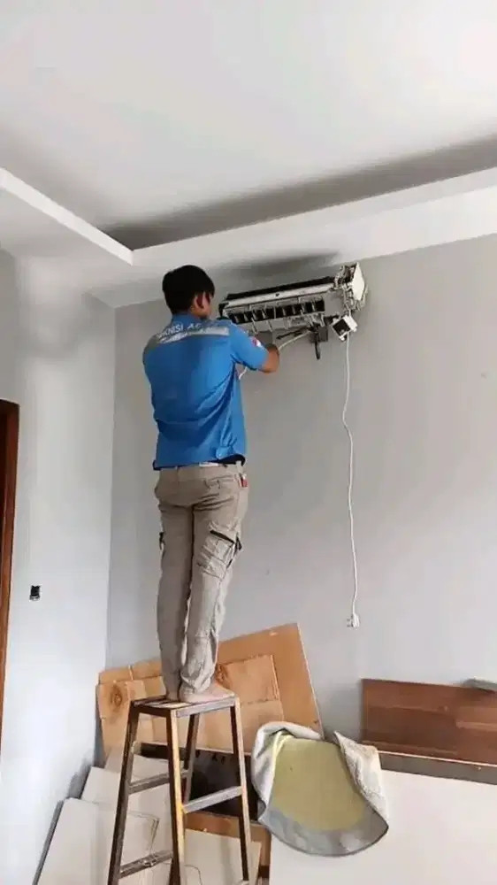 Service AC bongkar pasang AC kulkas pompa air
