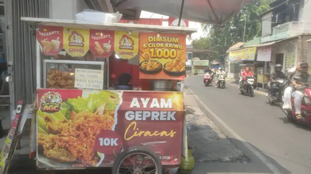 Dibutuhkan karyawan untuk jualan Ayam Geprek dan Dimsum