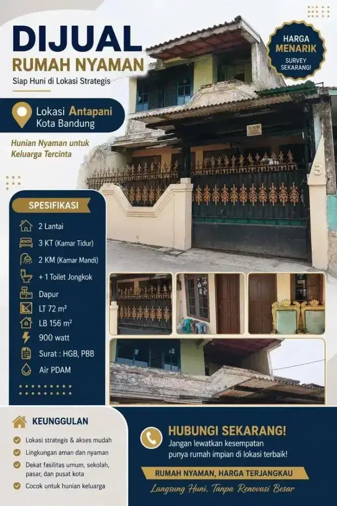 DIJUAL CEPAT RUMAH