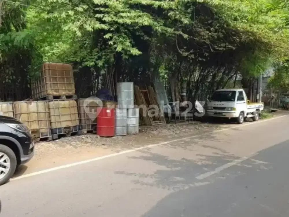 Tanh strategis pinggir jalan kav. AL Duren Sawit Jakarta Timur