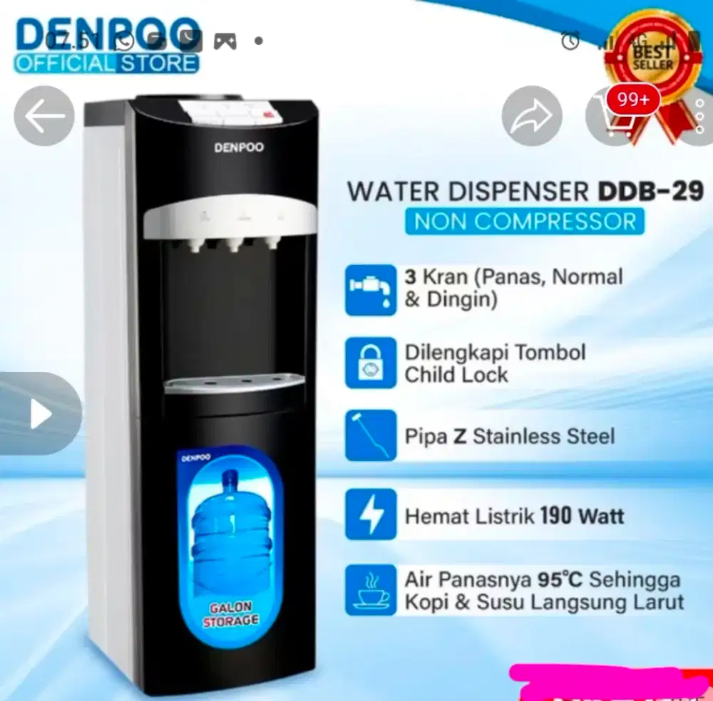 Dispenser Denpoo DDB-29