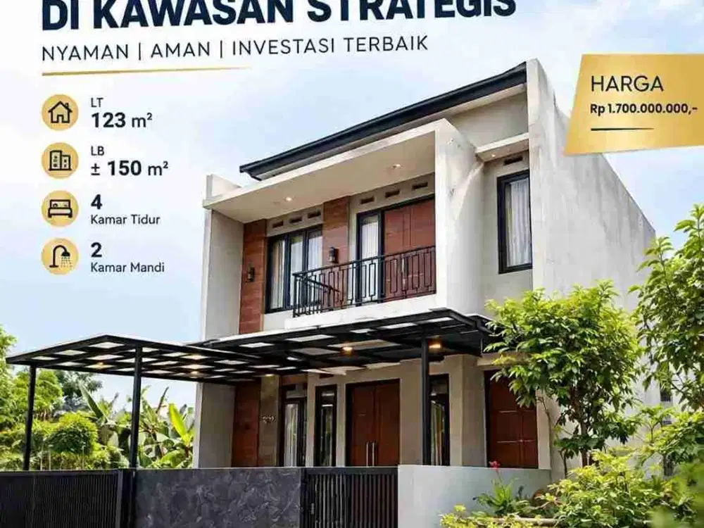 Rumah Mininalis Ujungberung Indah Dekat Arcamanik Bandung