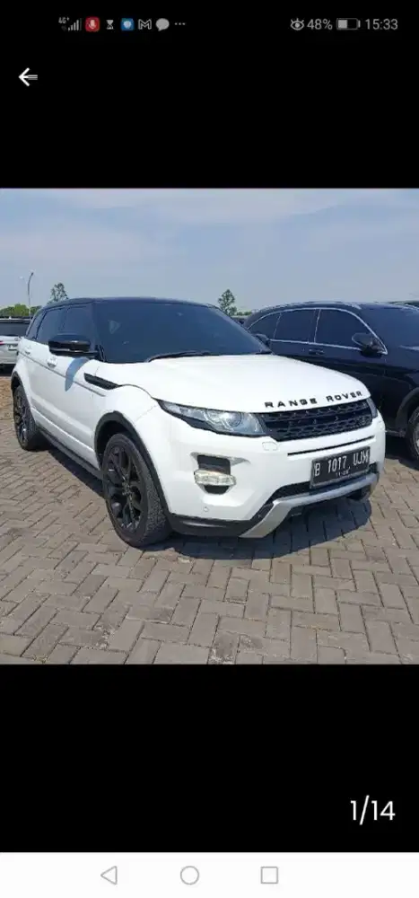 Di jual mobil range Rover THN 2012