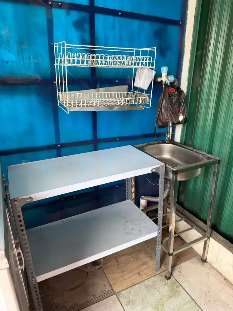 Set Meja Cuci Piring dan Wastafel