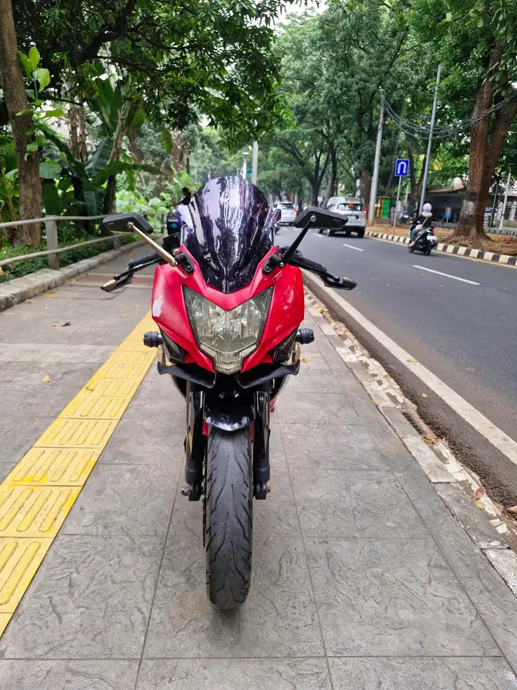 DIJUAL CASH KAWASAKI NINJA 250 ABS MONO THN 2015 PJK IDUP SIAP PAKAI