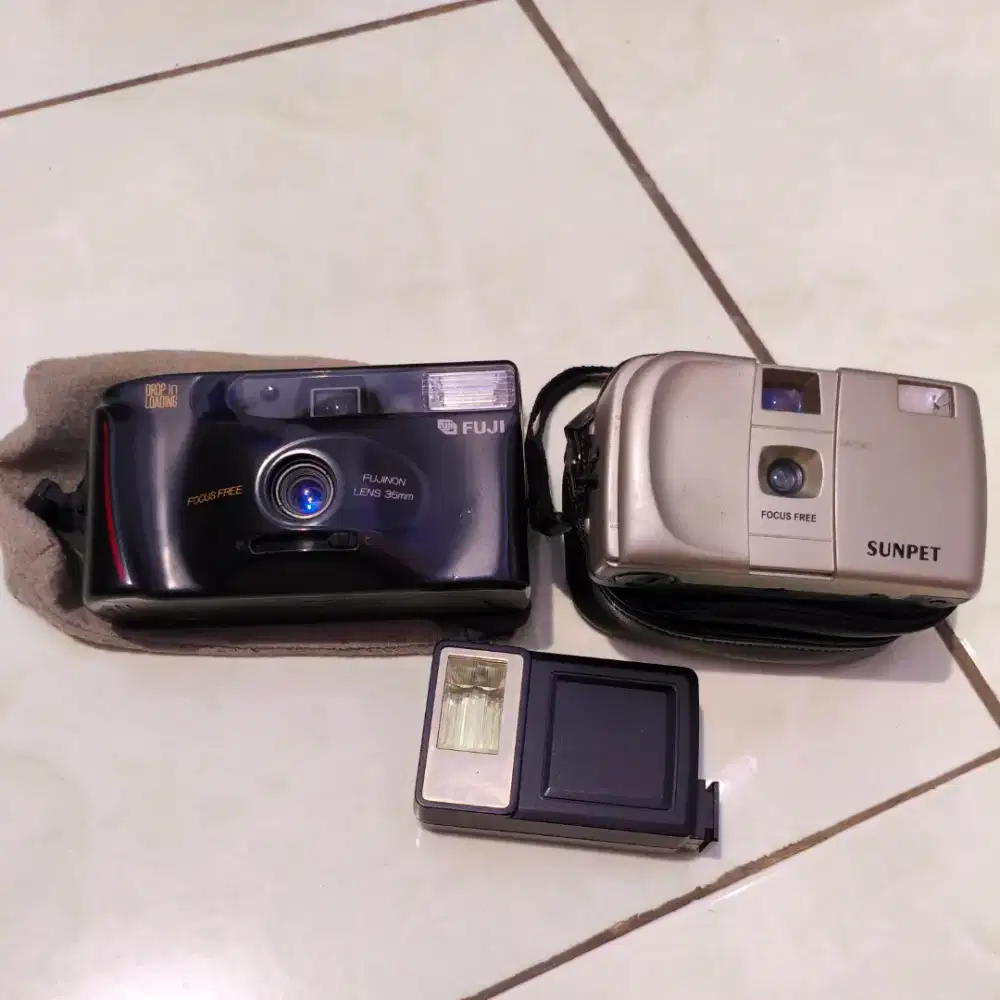 Kamera Jadul dan Flash Jadul Original