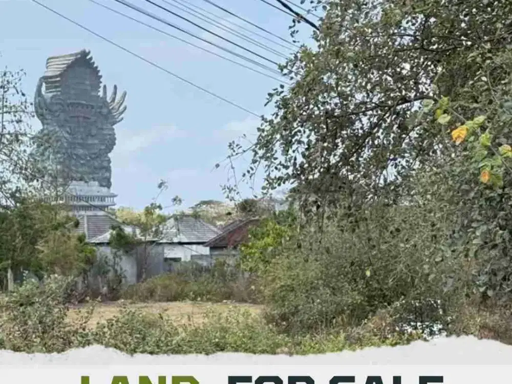 DIJUAL MURAH TANAH LIHAT GWK DI JL BALI CLIFF, UNGASAN – BALI