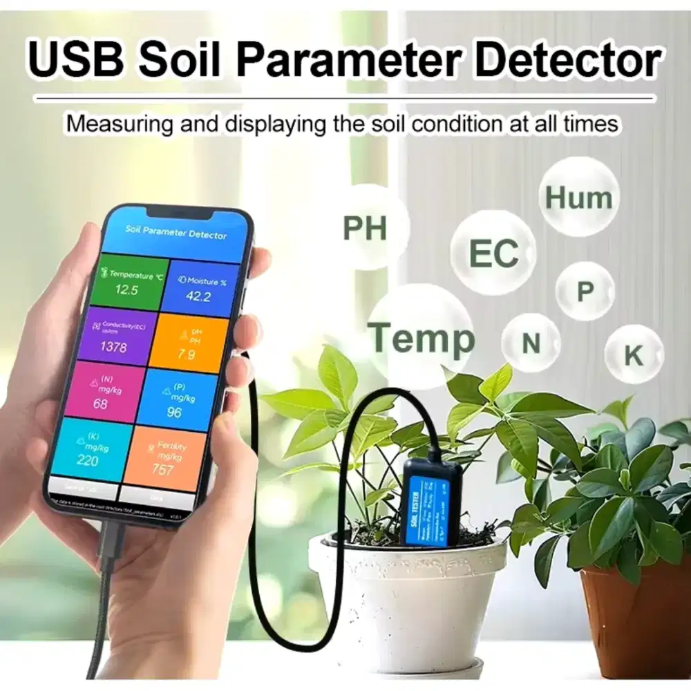 USB Soil Parameter Tester