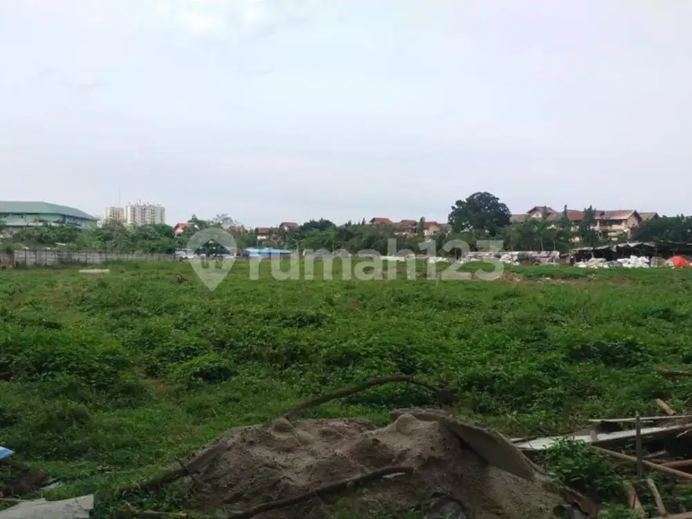 Disewakan Tanah Cengkareng Jak Bar Bentuk A4 Pinggir Jalan Ramai Deat Rsud dan Sekolah Harga Masih Nego