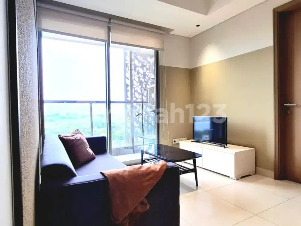 Disewakan cepat apartemen gold coast low floor full furnish rapi siap huni dan nego