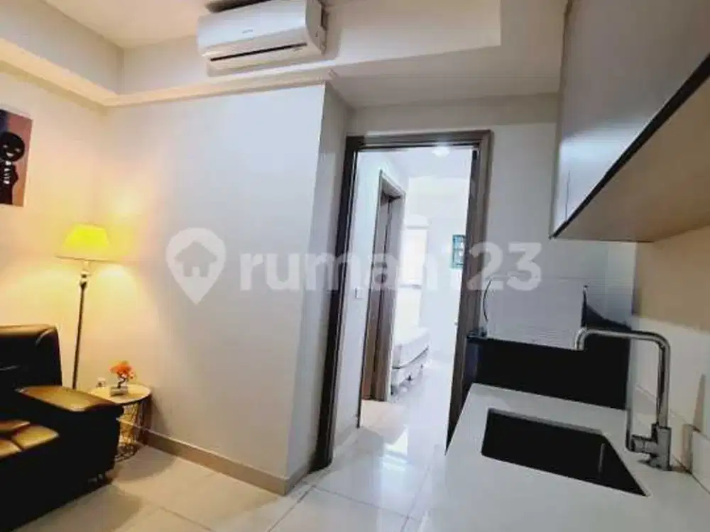 Disewakan apartemen gold coast full furnish tower honolulu sea view nego