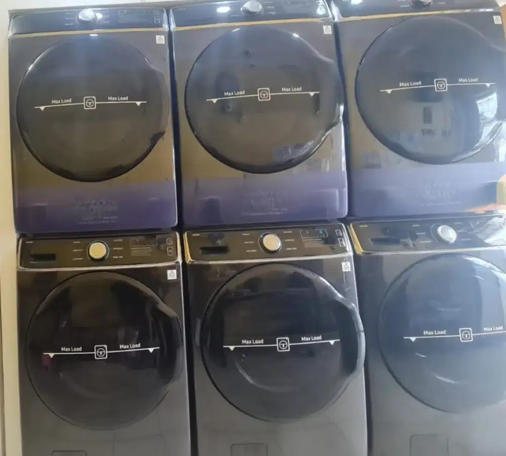 Dijual Mesin Cuci dan Dryer Samsung Komersil 3 stack 14kg dan 18kg