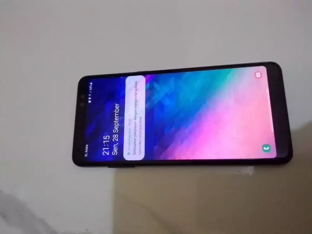 Samsung a8+ 6/64gb nfc aktif batangan minus