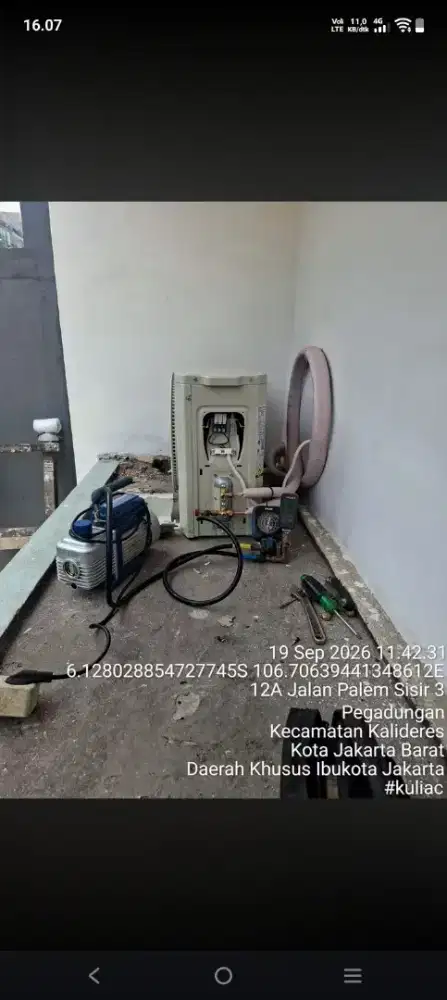 Servis AC kulkas mesin cuci kompa air dll