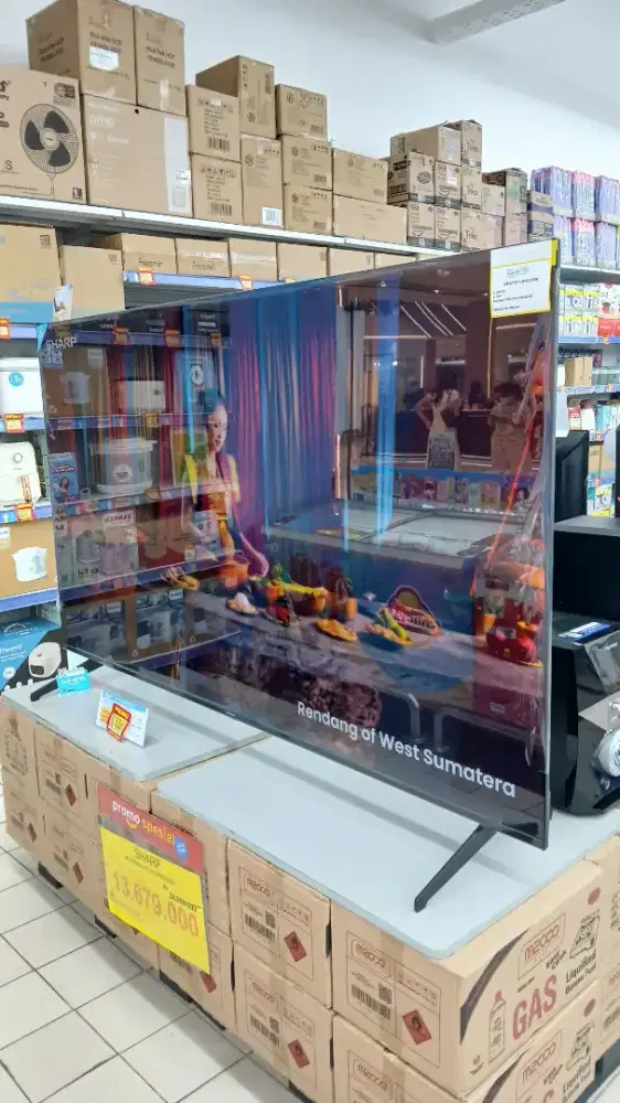 Tv sharp 75 inc cicilan bisa pakai home kredit bunga 0%