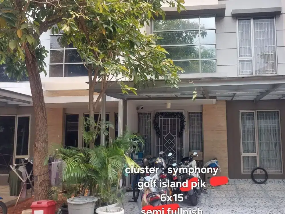 Dijual Rumah PIK Golf Island  3KT Semi Furnish