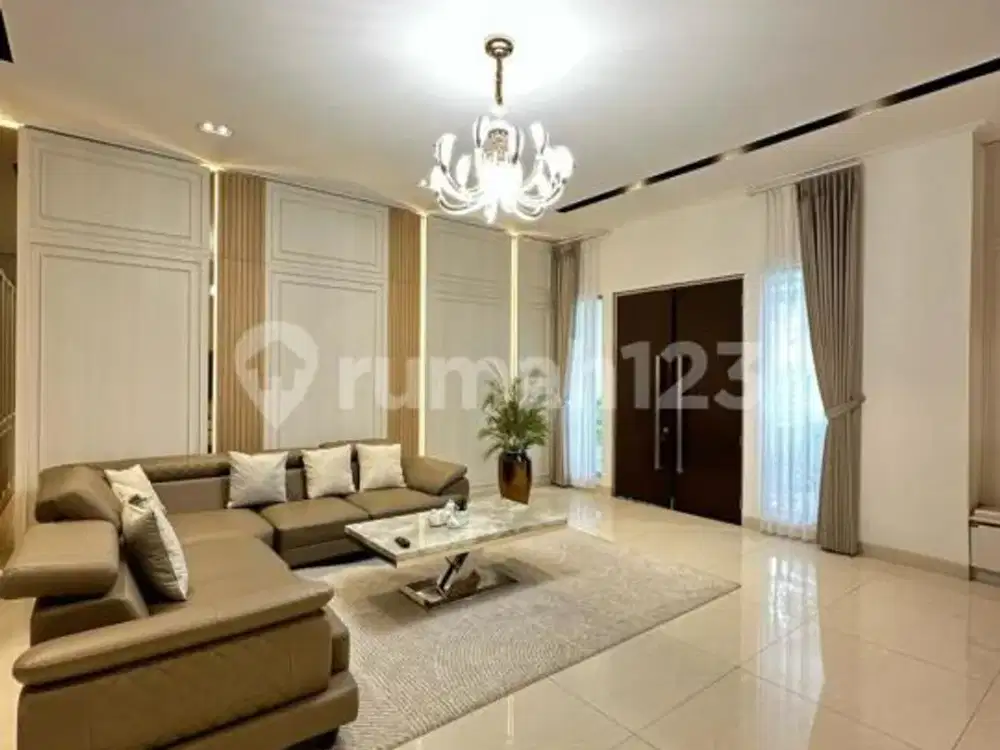 Dijual Cepat Best Deal Rumah Golf Island Full Furnish Interior Cantik