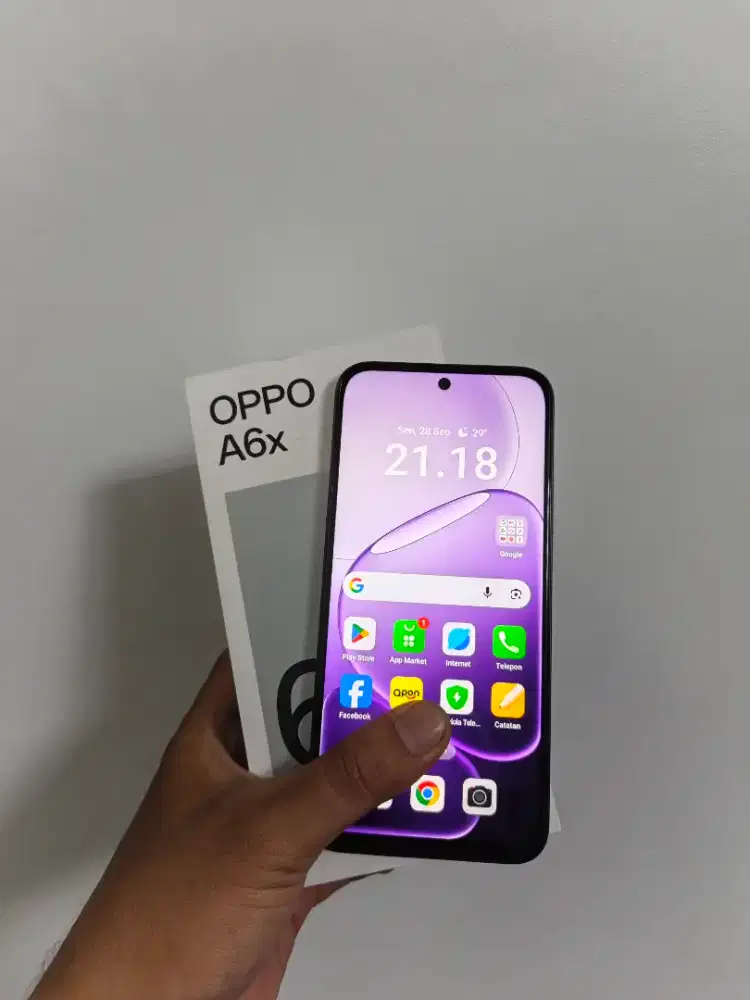 OPPO A6X LIKE NEW RAM 6+12/256GB FULSET
