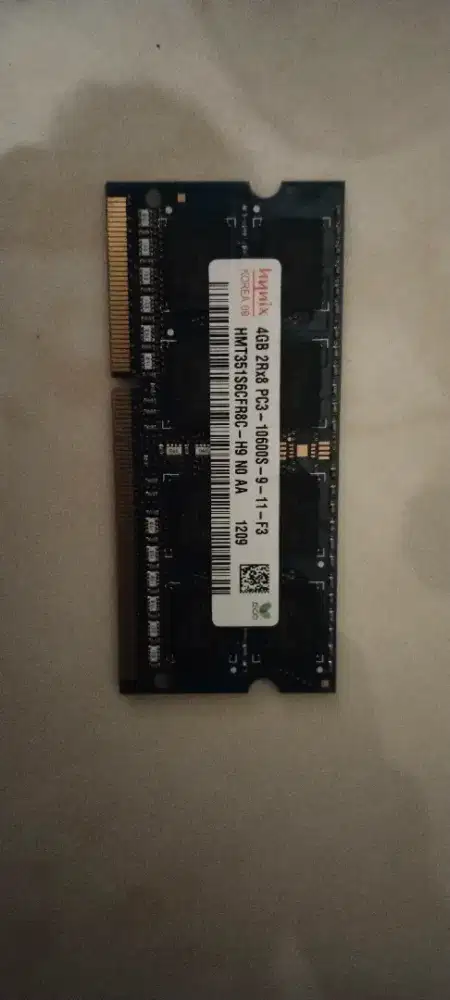 Ram 4gb 2Rx8 PC3