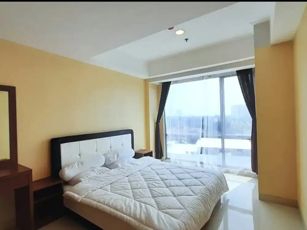 The Mansion Bougenville Apt Tower Gloria Lantai 38 ukuran 57m2 Strategis area dekat Pintu Tol Furnished cantik, 2 kamar, nego sampai deal