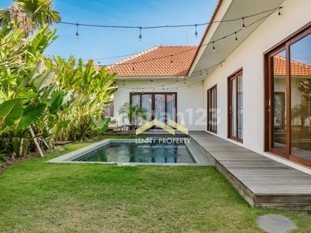 For Lease: Three Bedrooms Furnished Villa On Beachside Sanur