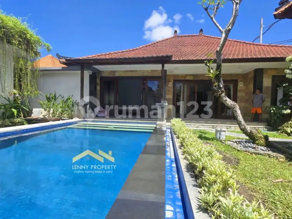 For Rent Three Bedrooms Tropical Villa Fresh Renovated In Westside Sanur