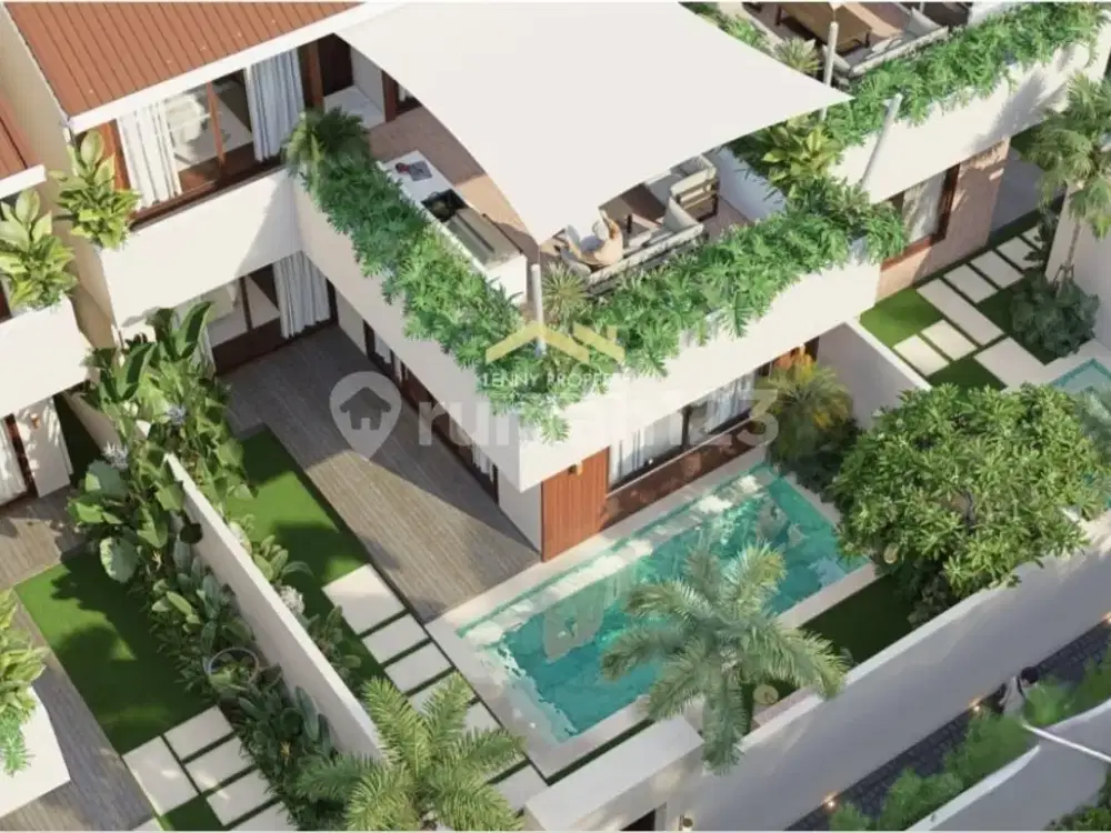 For Lease Off Plan 3-Bedrooms Villa In Beachside Sanur