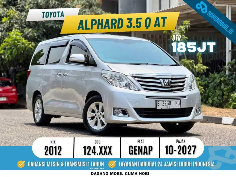 [TERMURAH] Alphard 3.5 Q AT 2012