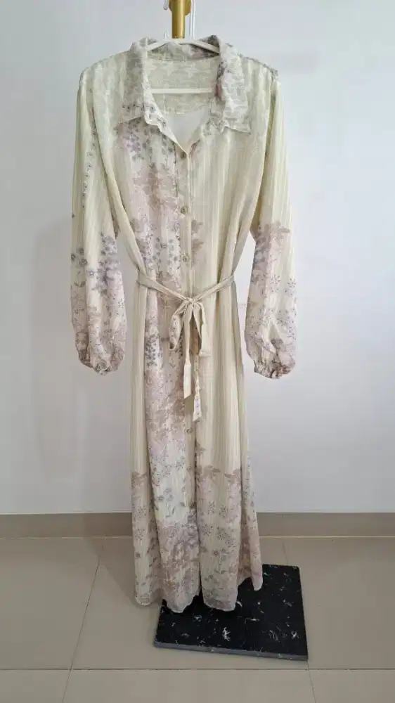 Dress Motif Bunga Matahari