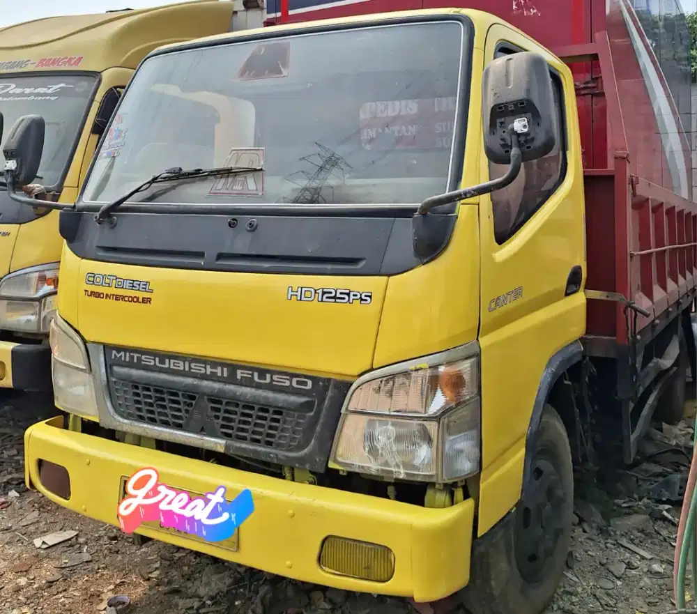 Mitsubishi Colt Diesel 6ban PS125HD Bak Besi 3way Hino Dutro Isuzu Elf