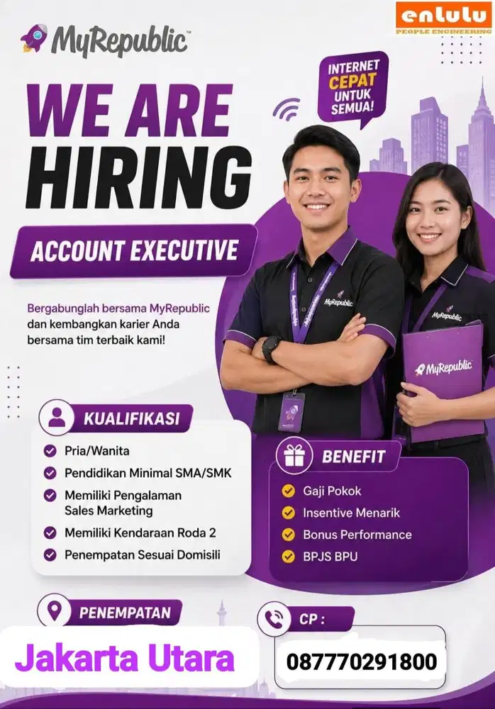 Lowongan kerja sales myrepublic