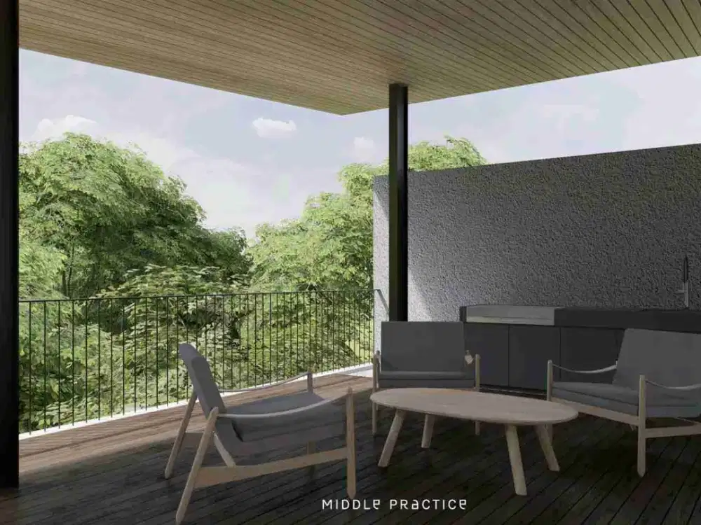 Rumah Brand New 3 Lantai Rooftop dengan Infinite View Delatinos BSD city