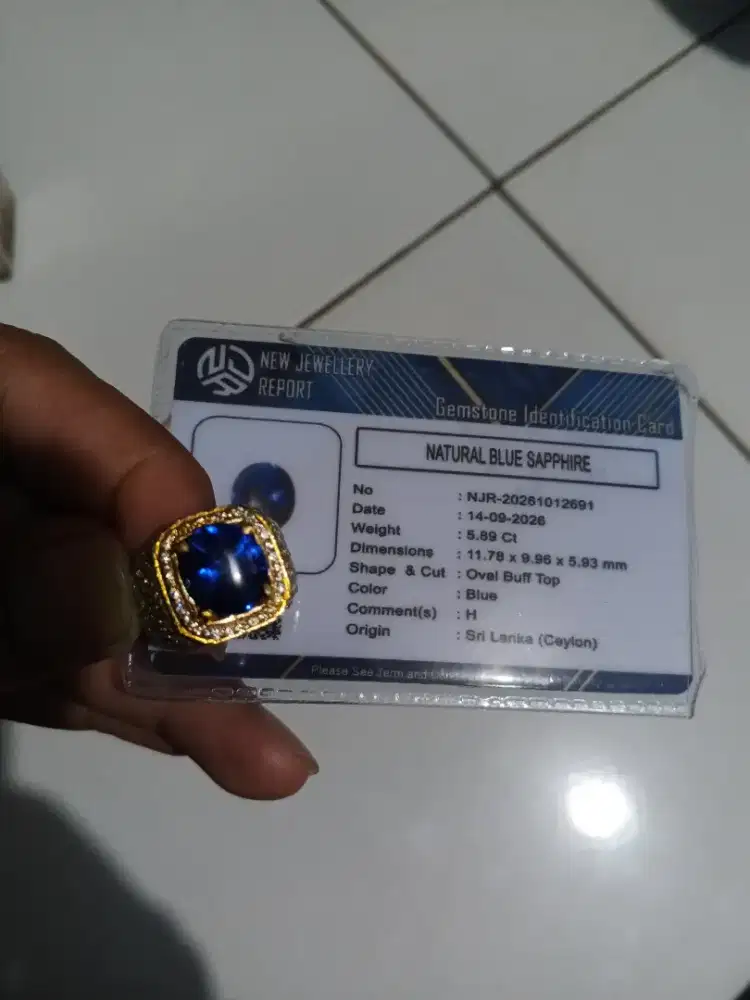 Blue safir Sri Lanka