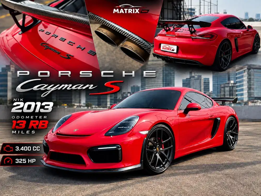 2013[13RB MILES] PORSCHE CAYMAN S (GT4 LOOKS) ! LOW ODO ! CAYMAN S