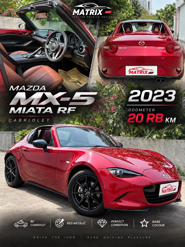 2023[20RBKM] MAZDA MX5 MIATA RF CABRIOLET ( RARE COLOUR)