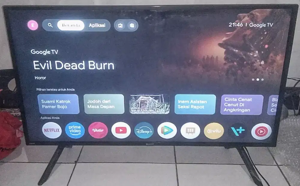 TV LED 42 INC SHARP AQUOS ANDROID&DIGITAL GBR BENING-BAGUS BEKASI