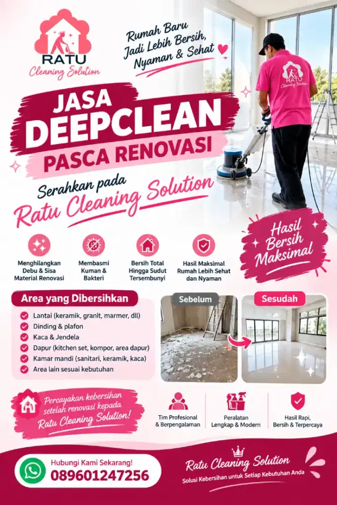 Jasa home cleaning panggilan