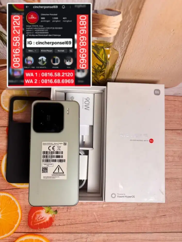 Jual hp likeNEW XiaomI 15 5G 12gb istimewa grns resmi siap pakai