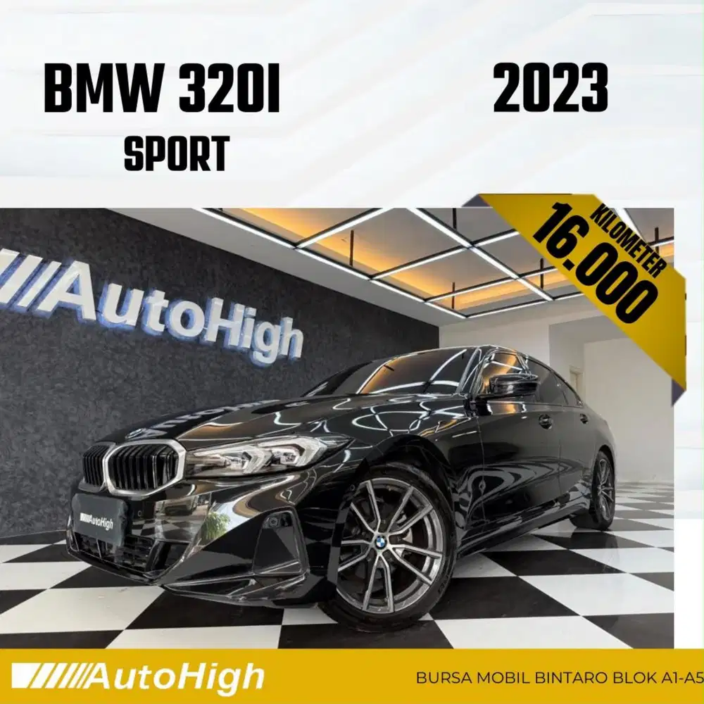DP10% [Km16.000] 320i Sport 2023 Black Reg 2024 #AUTOHIGH