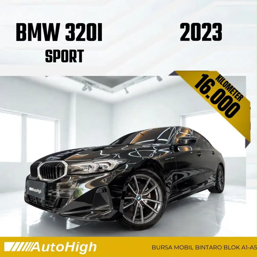 DP10% [Km16.000] 320i Sport 2023 Black Reg 2024 #AUTOHIGH