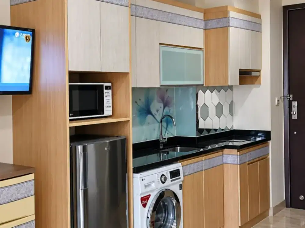FREE IPL 1,2JUTA/BULAN Menteng Park Apartemen Studio Furnish Mewah Jakarta Pusat