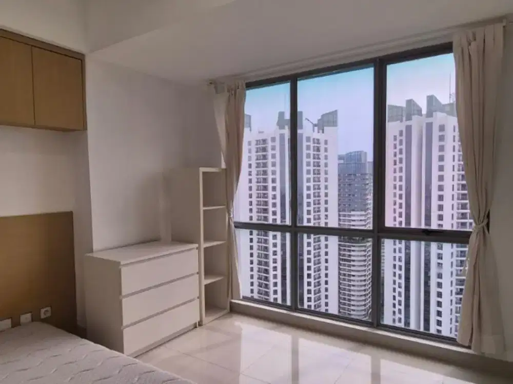The Mansion Bougenville Tower Gloria, Kemayoran, 2 kamar, unit baru, 52m2, Lantai 37, Strategis, Jual Cepat