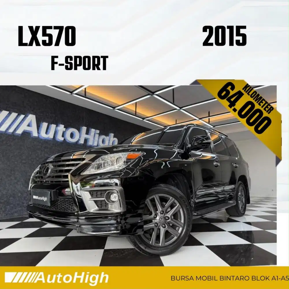 DP10% [Km64.000] Lexus LX570 F-Sport 2015 / LX 570 Reg 2014 #AUTOHIGH