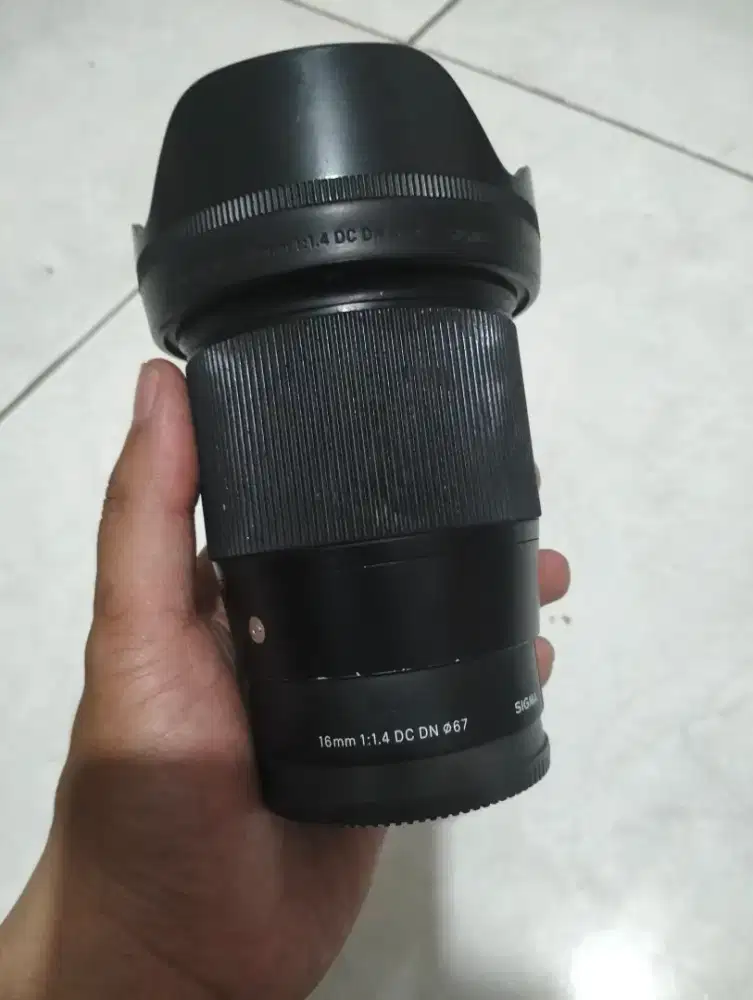 LENSA SIGMA 16MM F1.4 FOR SONY