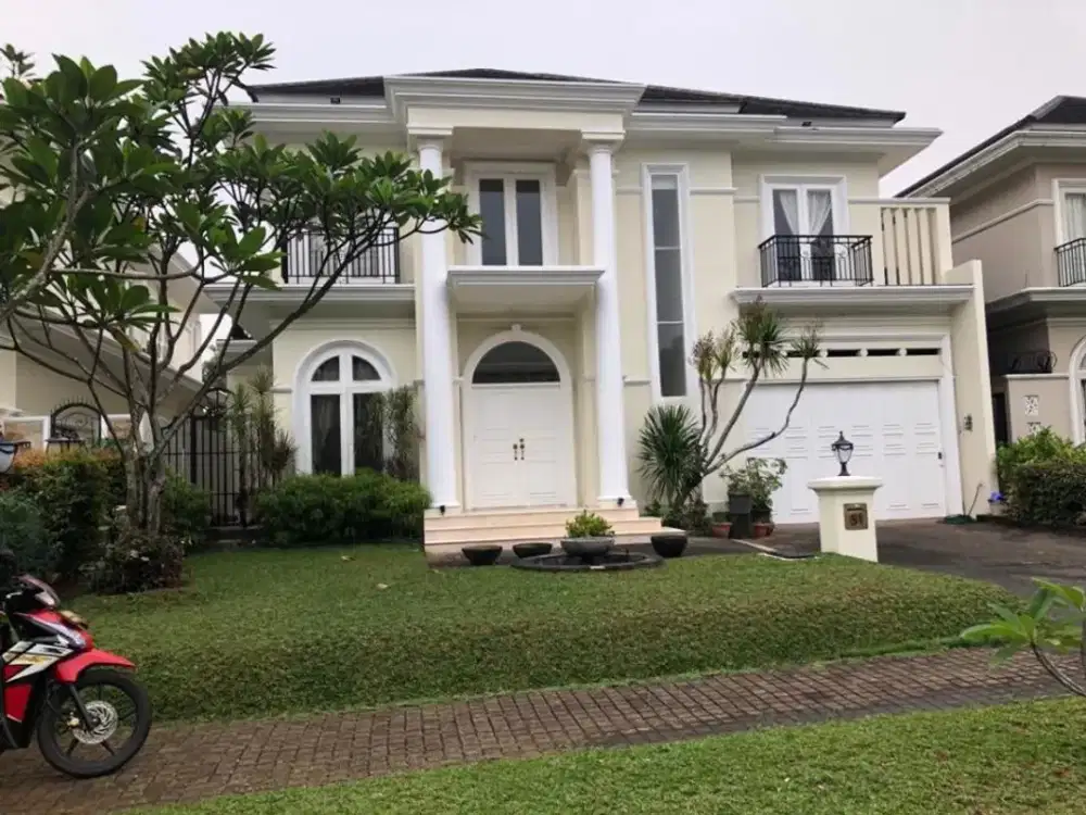 Disewakan Rumah Cantik View Golf Fountain Bleu BSD Tangsel