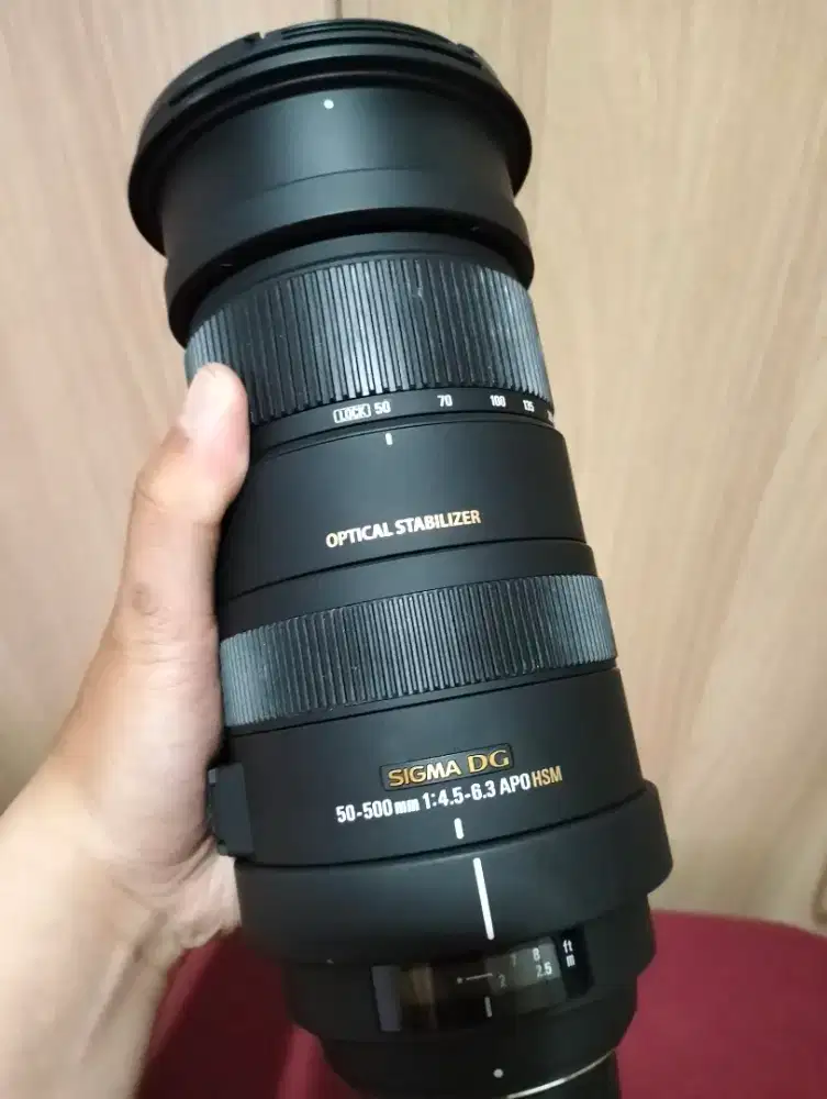LENSA SIGMA 50-500MM FOR NIKON LIKENEW