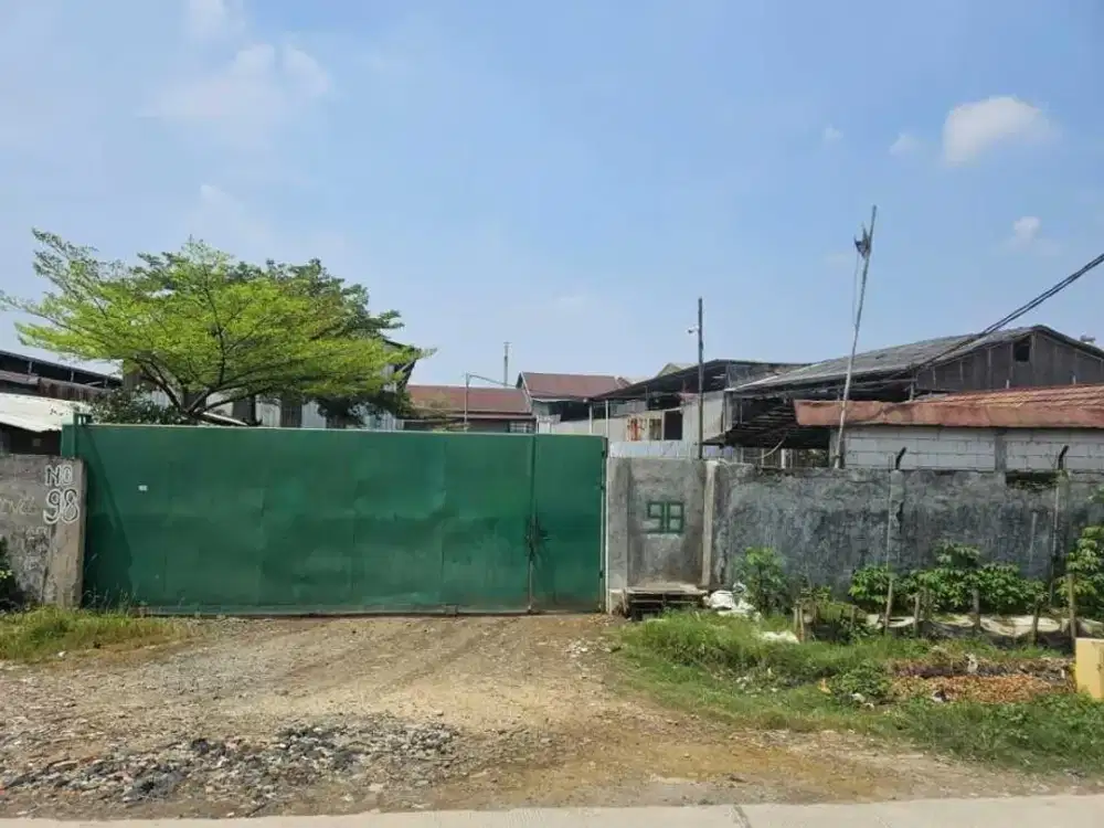 Dijual Tanah Strategis Pinggir Jalan Besar Teluk Naga Tangerang