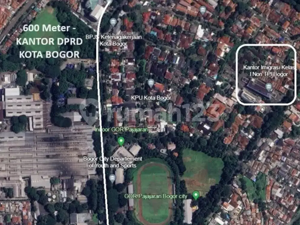 Dijual Kavling di Jalan Pemuda Kota Bogor Jawa Barat